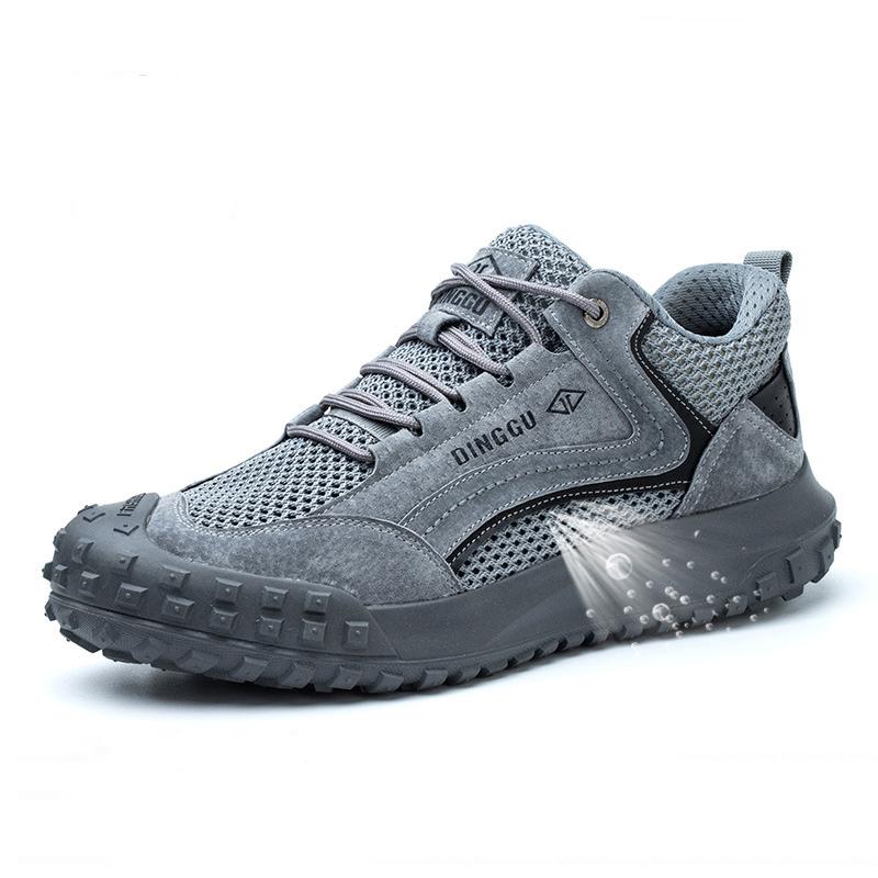 

Защитная обувь для мужчин для работы Неразрушаемые износостойкие рабочие кроссовки Кевларовая стелька Защитная рабочая обувь со стальным носком Защитные ботинки 39