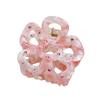 Eyecatching Flower Colorful Hair Claw Clip With Luxurious Detailing Rhinestone