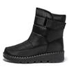 Women's Waterproof Velcro Snow Boots, Size 44, Casual Warm Winter Footwear