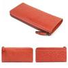 Dakota Long Wallet with Genuine Green Women's L-Shaped Zipper, Leather, (Brick (44))