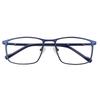 Men'S Business Glasses Frame Plain Face Metal Box Advanced Myopia Flat Light Glasses Frame