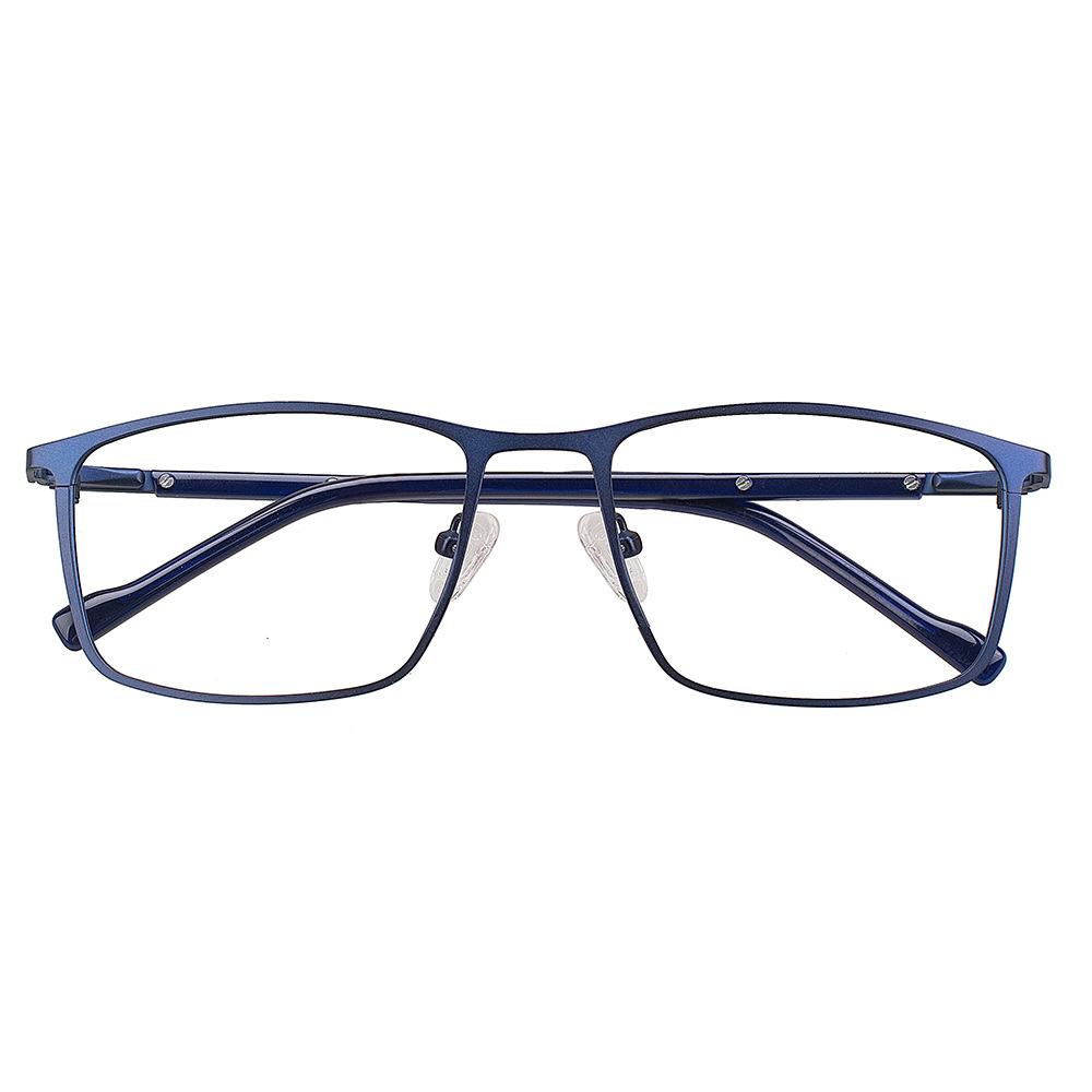 Men'S Business Glasses Frame Plain Face Metal Box Advanced Myopia Flat Light Glasses Frame