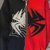 Unisex Spider-Man Embroidered Sports Hoodie Jacket - 300g Loose Fit, Fashionable Design