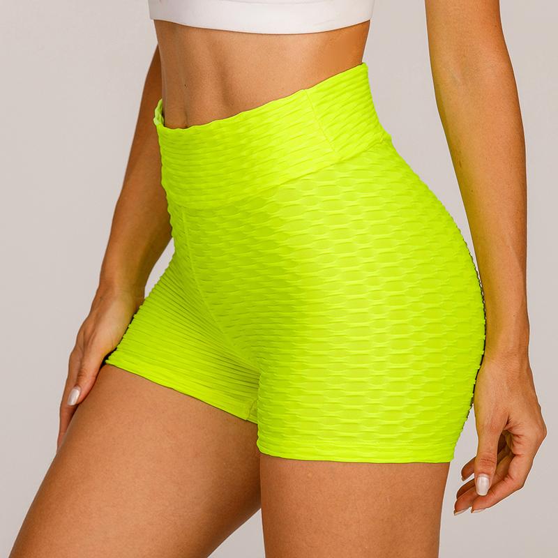 Donne Estate Jacquard Yoga Pantaloni Culo Sollevamento Vita Alta Sexy  Pantaloncini Strutturato Ruched Slim acquista in modo economico —  spedizione gratuita, recensioni reali con foto — Joom