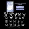 40pcs PET Holographic Transparent Sticker Pack, Shiny Journal Decor Material, DIY Waterproof Decals