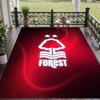 Soft Floor Carpet Nottingham Forest Football Pattern Area Rug Decorative Mat For Home Room Decoration