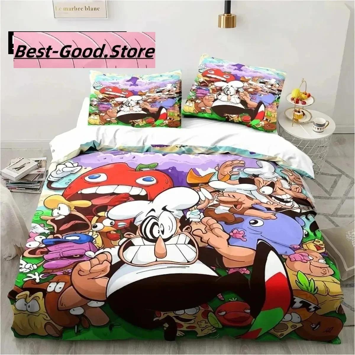 

Piza Tower Clasic Pixel Style Game Beding Set Print With Pilowcase Bed Soft Duvet Cover Soft Single Double Quen Super King-Sized Dimensionsd Dimension 100*200cm Single