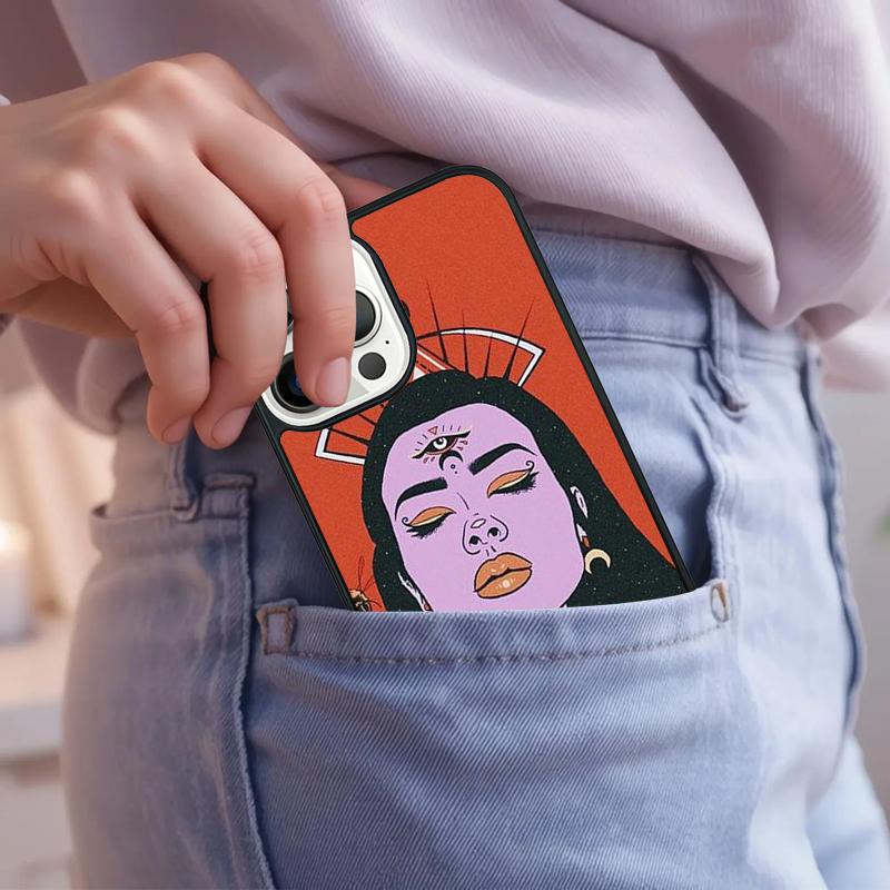 Three Eyed Girl Aesthetic Phone Case For iPhone 17 Air 15 16e 14 13 Pro Max Coque 12 11 Pro Max PLUS cover