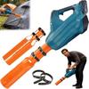 1/2Pcs Leaf Blower Air Booster with Strap Universal Leaf Blower Nozzle Attachment Faster Outdoor Yard Cleanup Lawn Care Leaf Blower Airflow Amplifier