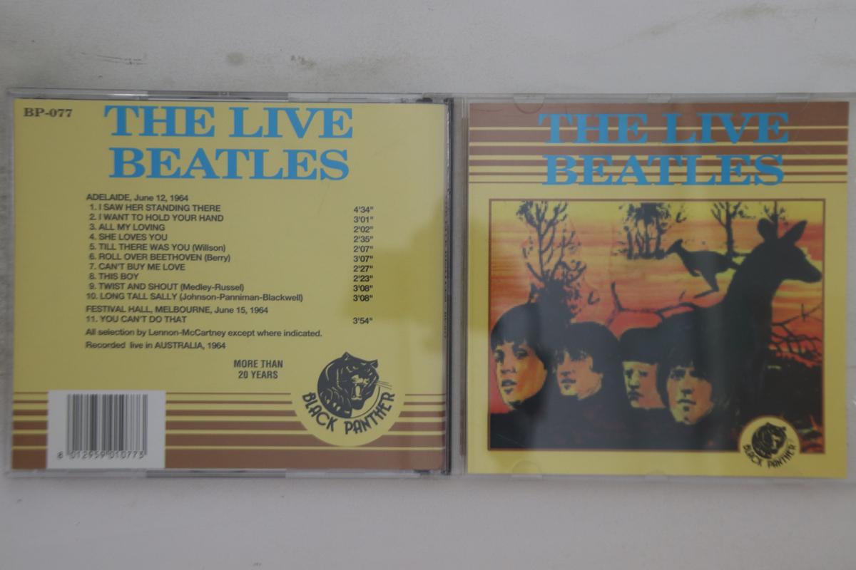 

CD BEATLES - Live Beatles BP077 BLACK PANTHER 1992 Япония Рок Б/У