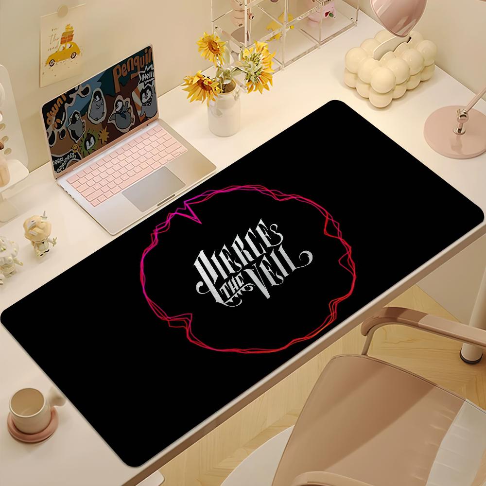 Band PPierce The Veil Mouse Pad Desk Mat Large Nonslip Antifray Keyboard Ergonomic Office Rubber PC Home Custom