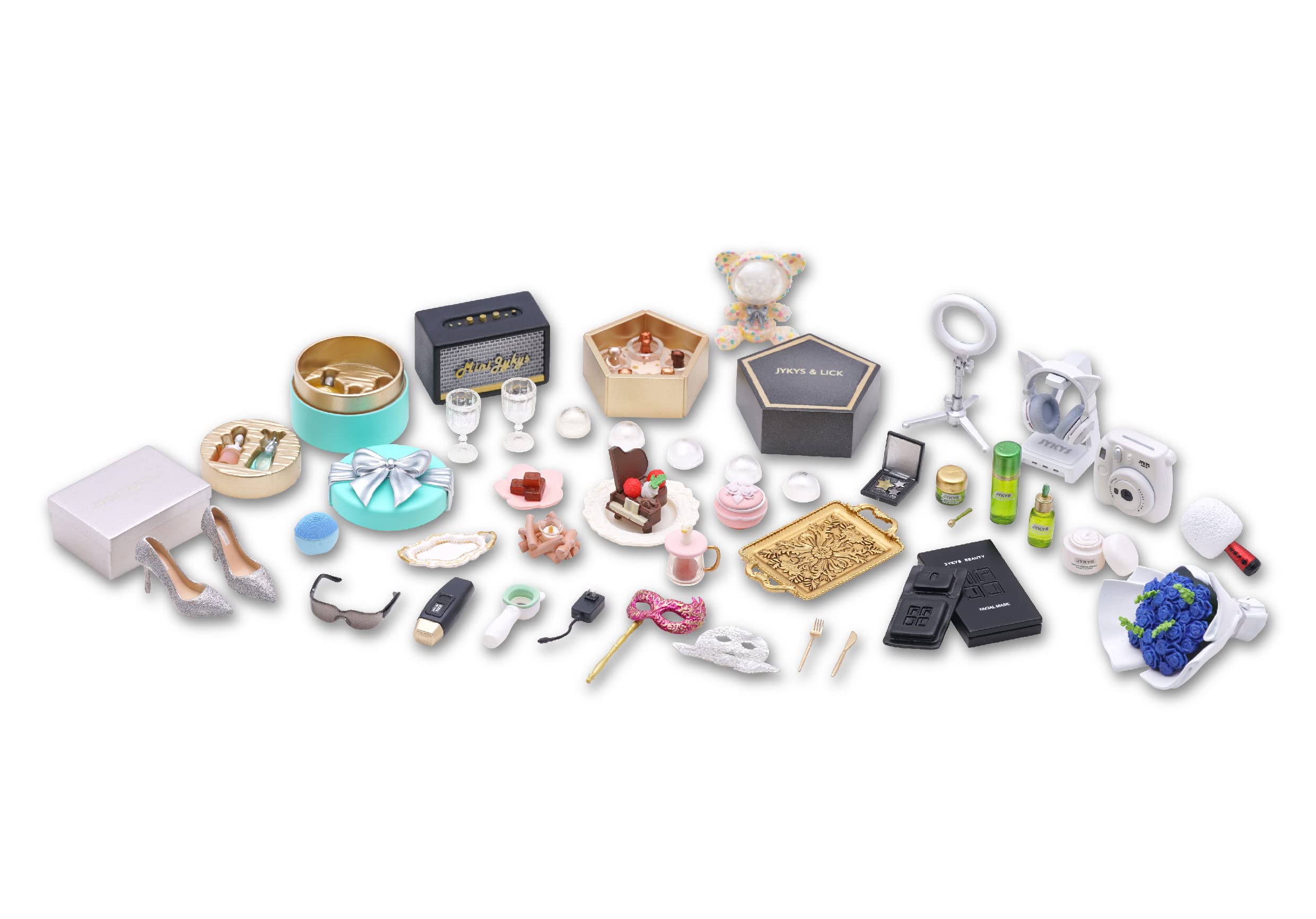 

JYKYS SW004A Я ЛЮБЛЮ ТЕБЯ Подарочная Серия Масштаб ПВХ АБС Коллекционные Фигурки Набор А Коробка 1/12 и 8 Штук