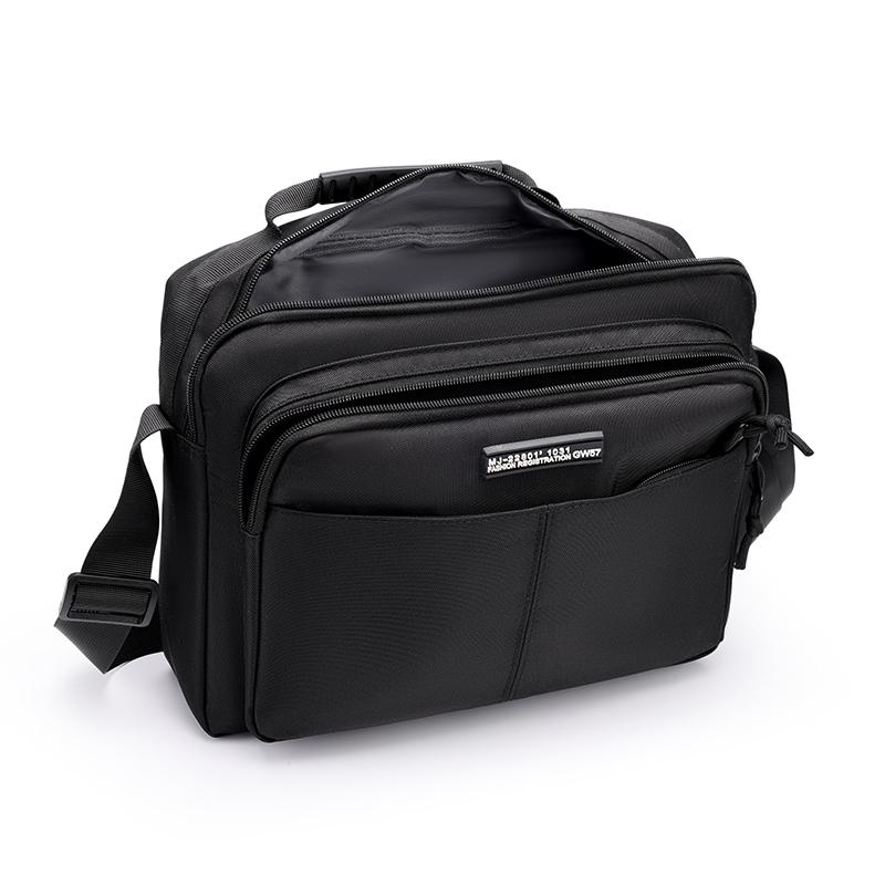 Men's Business Crossbody Shoulder Bag – Large Capacity Waterproof Sling with Multi-Pocket Design for Daily Use