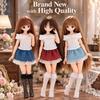 2 Styles Dolls Jeans Short Mini Skirt  for ob24 OB22 Dolls/for Azones YMY Doll/for Blyth Doll