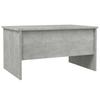 Vidaxl Couchtisch, Beton Grau, 80X50X42,5 Cm