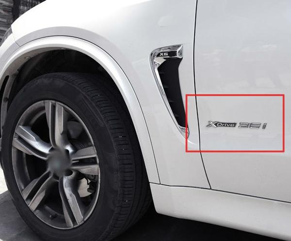ABS Chrome Car XDrive Emblem Trim Sticker X Drive 20i 25i 28i 30i 35i 40i 48i 50i For X1 X3 X4 X5 X6