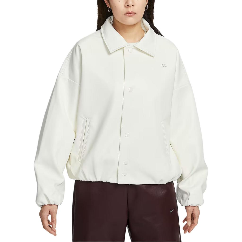 Nike As W Nsw Ktmh Valentines Day Limited Edition Solid Color Sports Fitness Polo Long Sleeve Jacket Women jackets IQ8170-133