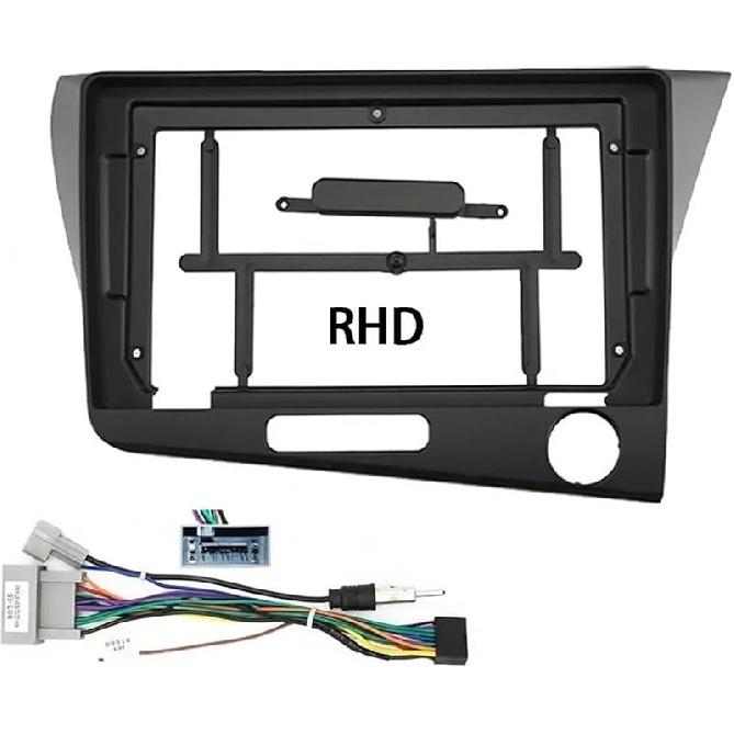 9 Inches Compatible with Honda CRZ CR-Z 2010-2015 Android Screen Dask Car MP5 Player Stereo Radio Frame Fascias Cable Navigation Panel Kit(Frame and