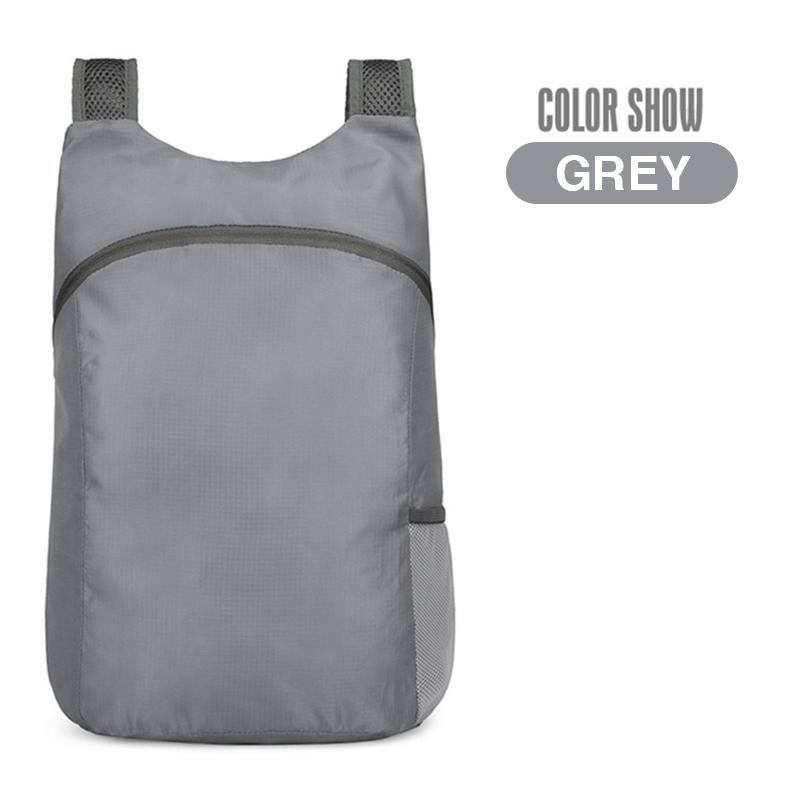 

20л легкий складной рюкзак сверхлегкий складной рюкзак для путешествий спортивный рюкзак для мужчин и женщин 41CM серый