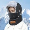 European and American winter men's winter Lei Feng hat trendy women's ear protection hat kitten embroidery autumn and winter mask hat