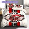Ajax logo  Pattern Bedding Quilt Set Quilt Cover Pillowcase Home Decoration Birthday Gift (1 * duvet cover + 2 * pillowcase, without core)