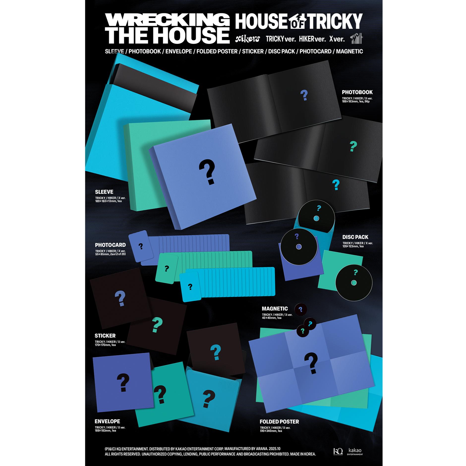 

[POB] xikers [HOUSE OF TRICKY : [РУЙНУЮЧИ ДІМ] 6-й Мініальбом RANDOM (NO POB)