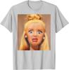 2026 Disgusted FACE Meme Maglietta Unisex e da Donna Estate Cotone Abbigliamento Moda Divertente Girocollo Manica Corta Top Streetwear