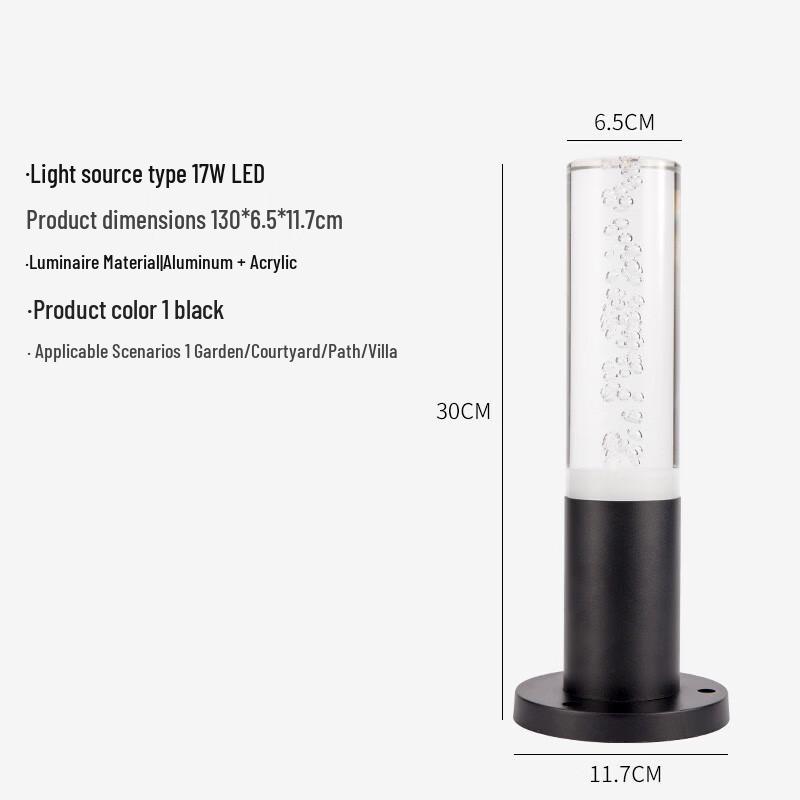 LED Bubble Lawn Lamp