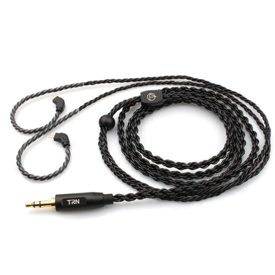 TRN 0.75mm/0.78mm/MMCX Replace Braided Wired Earphone Headphones Cable Cord Wire