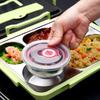 Leakproof Stainless Steel Lunch Box Microwavable Multi-Grid Insulated Lunch Box with Cutlery Food Grade Food Container