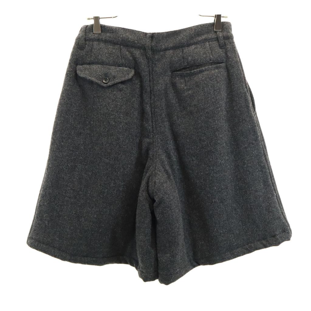 unused COMME des GARCONS SHIRT French wool Shorts S gray Cotton filling Men's Used