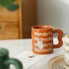 Home Cafe Character Couple Coffee Mug Cup 1pc