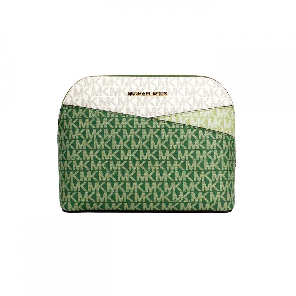 

Michael Kors Jet Set Fern Medium Signature Женская сумка через плечо из ПВХ X Dome, мульти