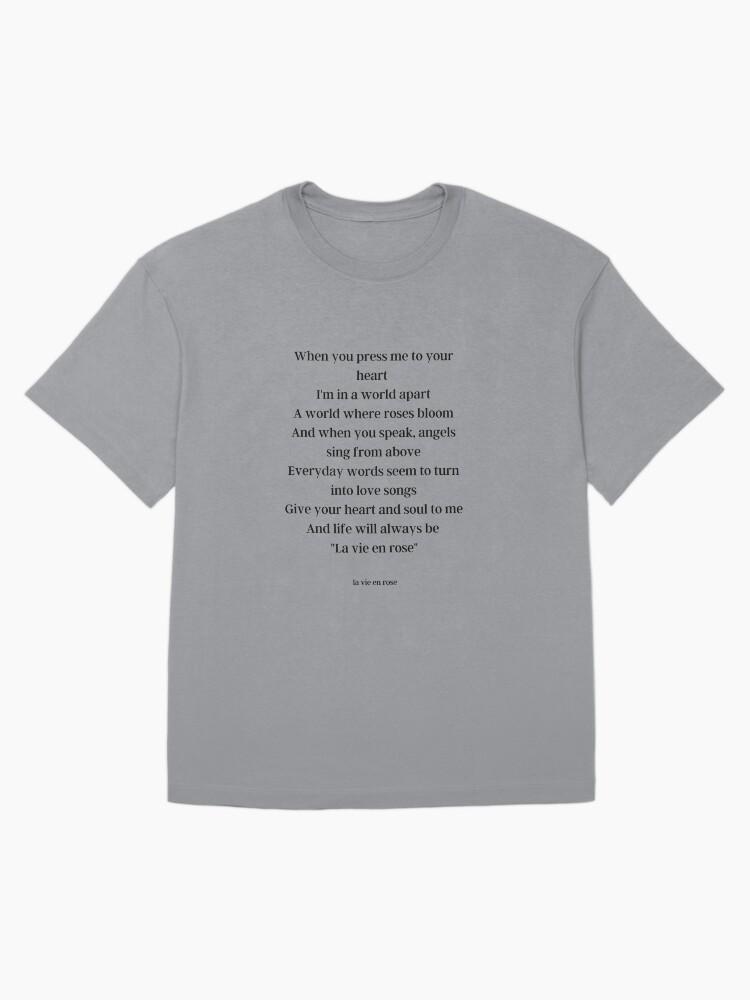 édith Piaf La vie en rose Oversized T-Shirt