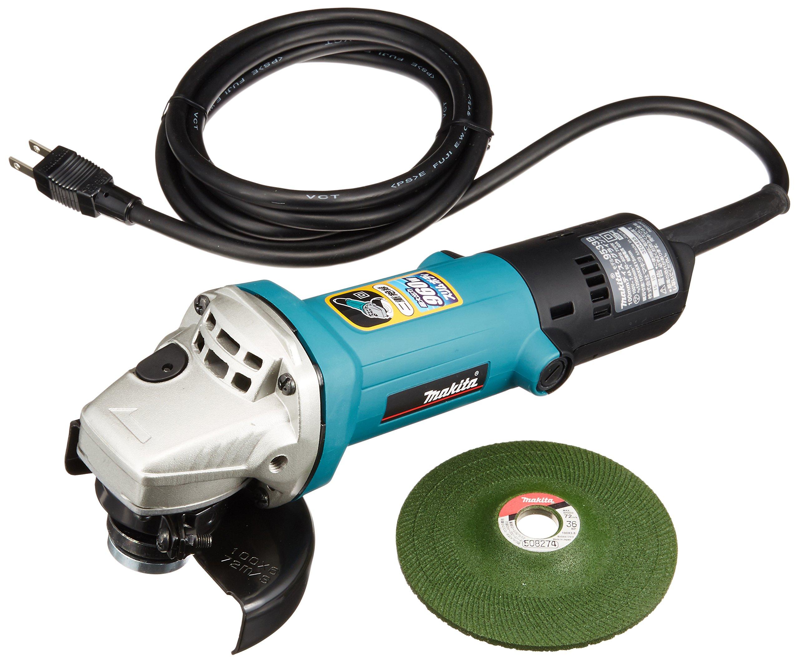 

Makita disc grinder for AC 100mm high speed type maximum output 960W 9533B