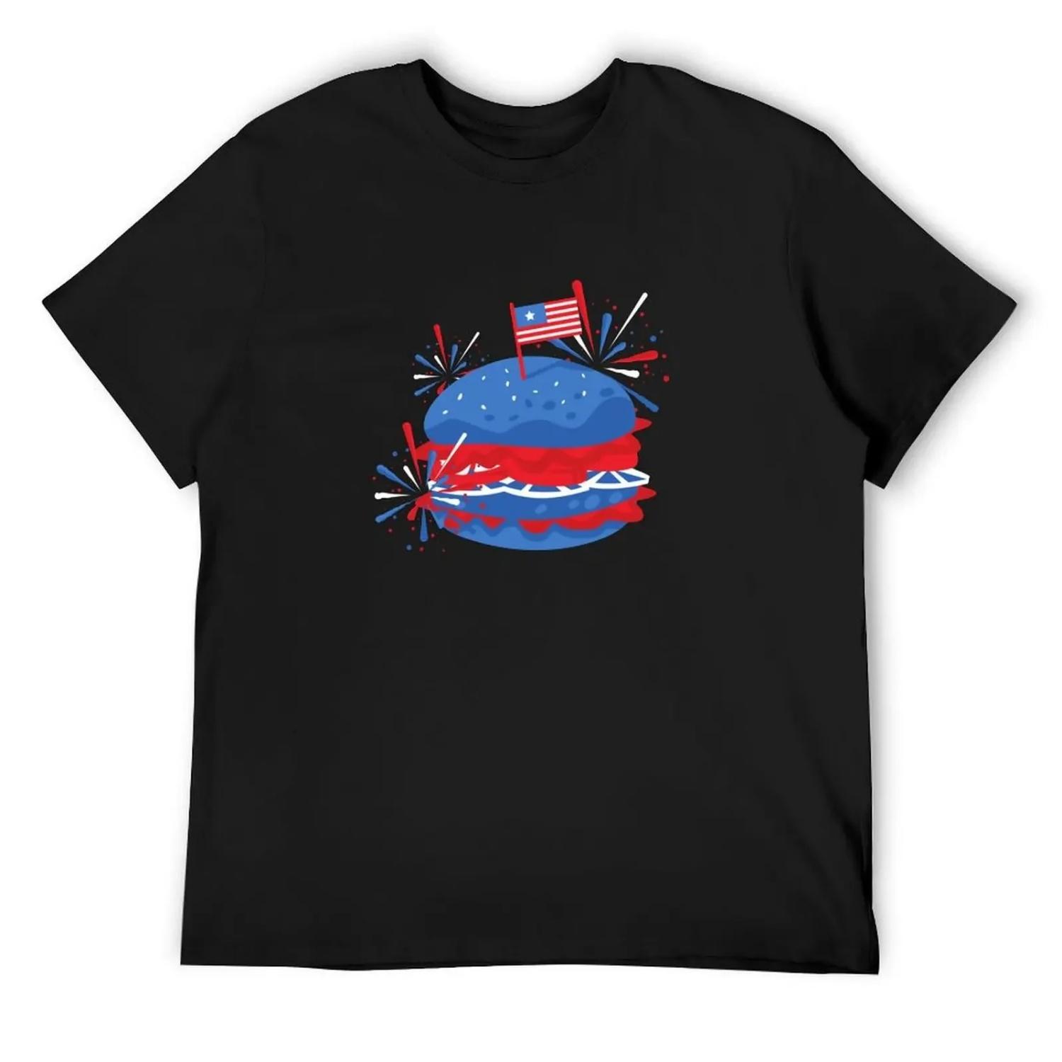 

Happy 4th Of July T-Shirt vintage anime shirt essential t shirt oversized animal prinfor boys men t shirt S чёрный