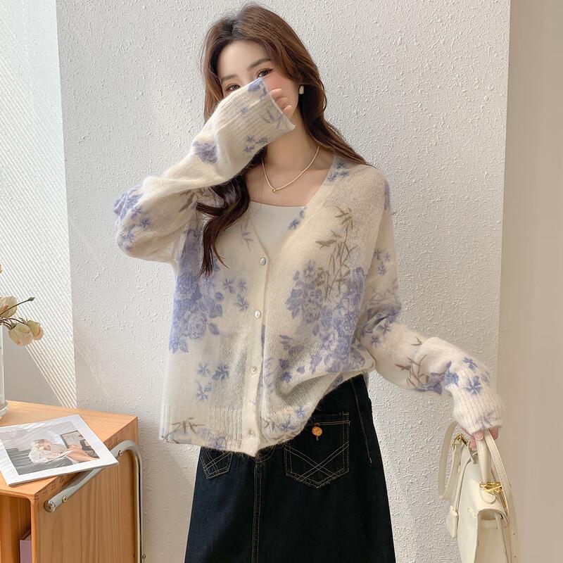 

Mokana Women s Jacquard Knit Cardigan One Size