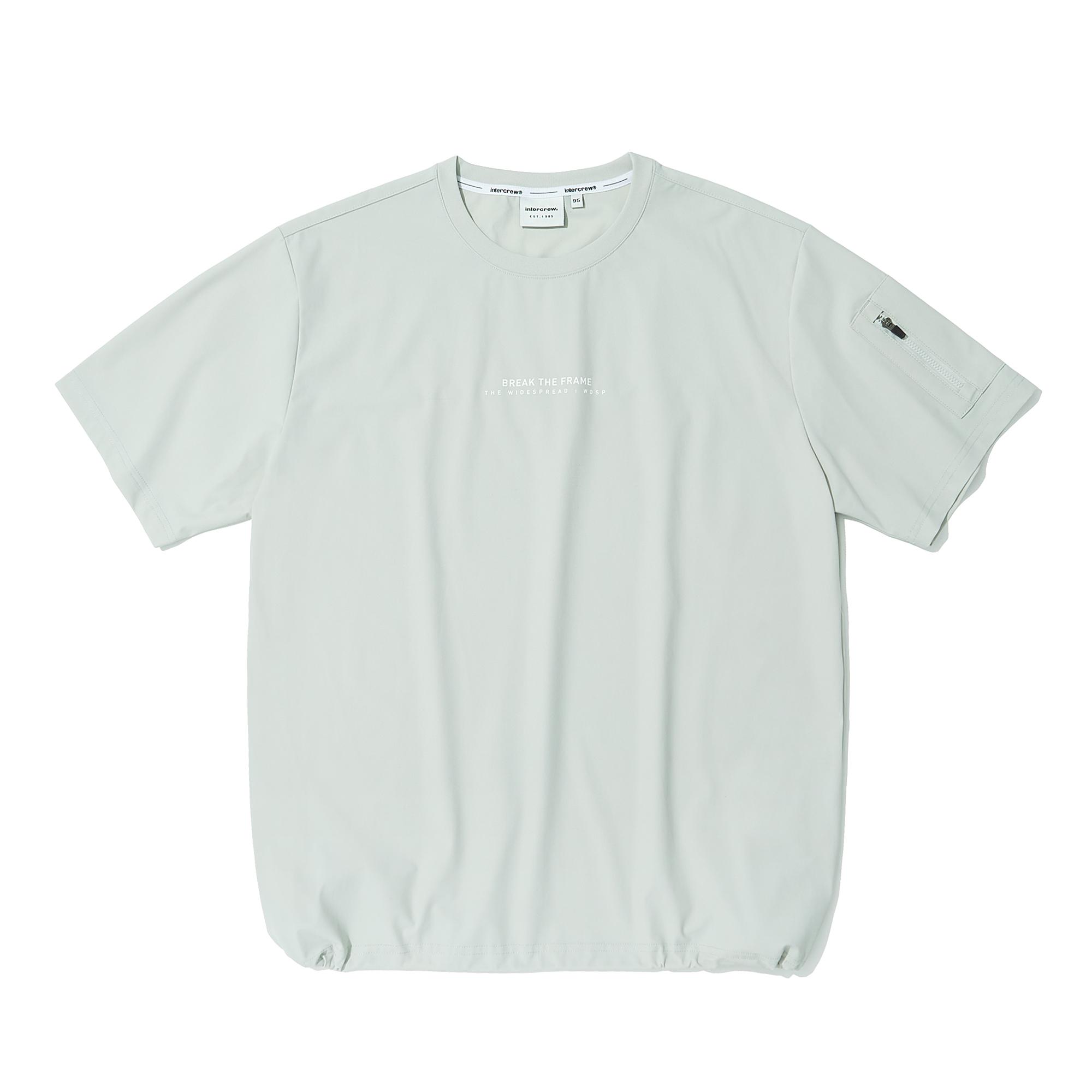 Intercrew Tricot Cooling Woven Short Sleeve L Grey Itz2Xm05Alg L Gray/Xl (105)
