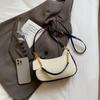 Lychee Pattern Armpit Cross-body Bag  New Style Fashion High Fashion All-in-one Shoulder Bag