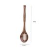 ZISIZ Wooden Spiral Handle Deep Ladle