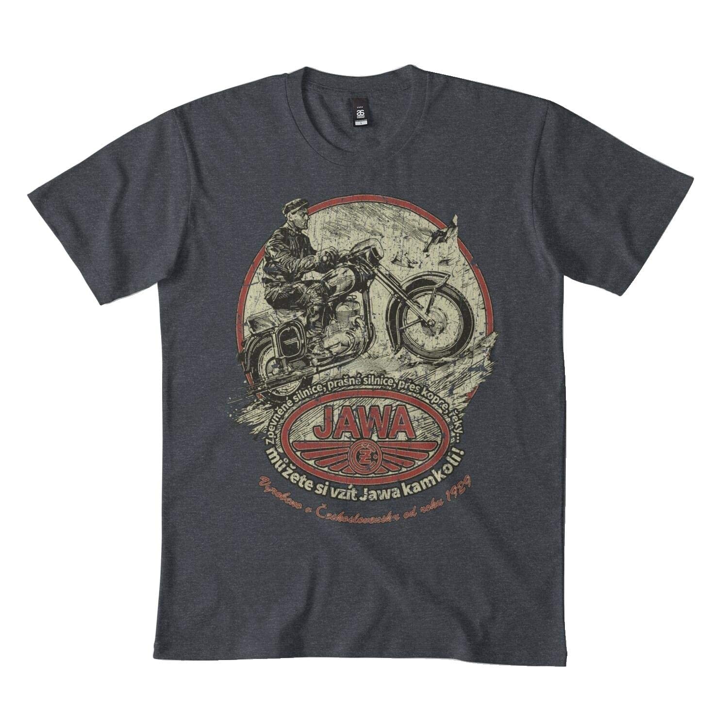LimsayK JAWA Motorcycles 1929 T Shirt Black L чёрный