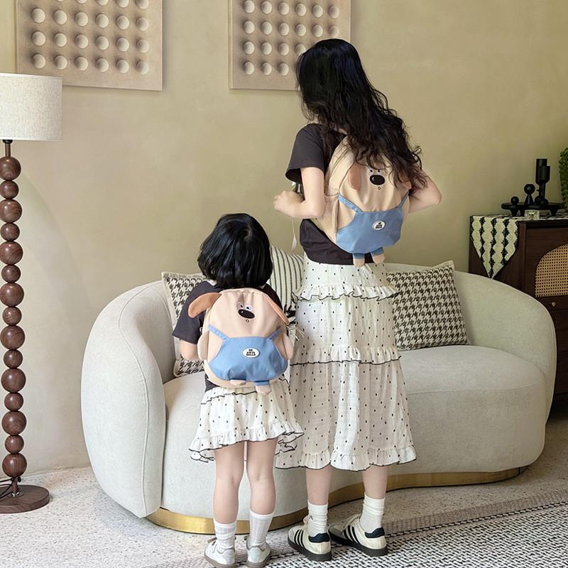 Adorable Cartoon Dog Backpack For Kids With Breathable Nylon Design Perfect For School