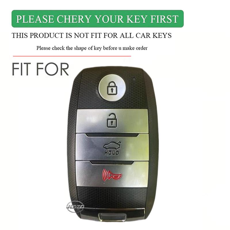 JLDZQ Silicone Key Case Smart 4BT Cover For Kia Sorento Optima Forte Koup Soul Niro 2014 2015 2016 Holder Protector Fob Keyless