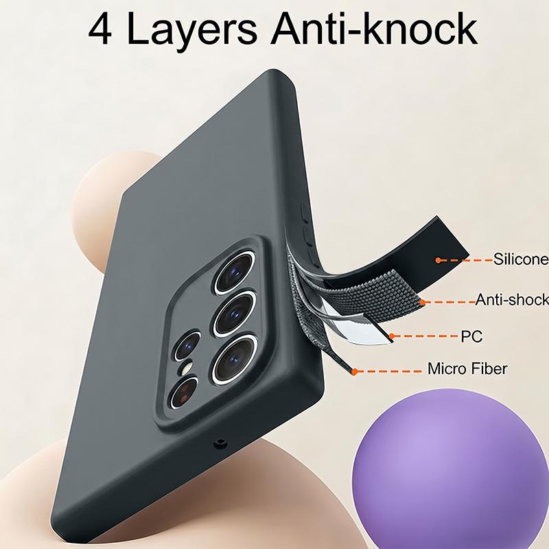 S26 Ultra Case Magnetic Liquid Silicone Soft Phone Cover Cases For Samsung S25 Ultra S26 S24 S23 S22 Plus A56 A55 A54 A16 5G
