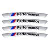 4Pcs Auto Wheel Hub Badge Tire Rim Stickers Accessories For BMW E46 E39 E90 E60 E36 F30 F10 E34 E30 F20 E92 M3 M4 X5 X6