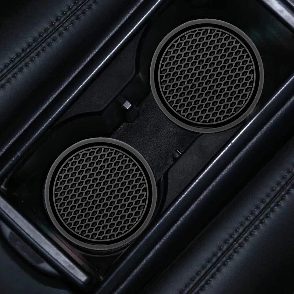 Car Coasters Anti-Slip Car Accessories Insert Coaster