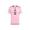 adidas Inter Miami CF 24/25 Home Stadium Jersey AEROREADY Easy Pink Men IU0190