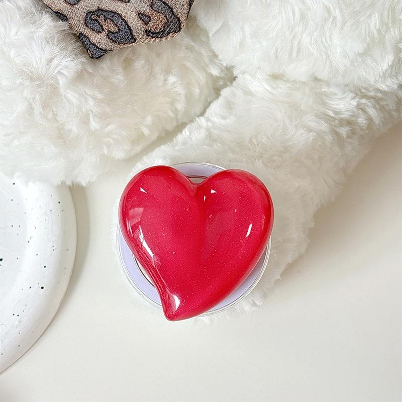Simple Magnetic Attraction Is Suitable For Magsafe Mobile Phone Airbag Bracket Three-Dimensional Love Ring Folding