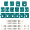 Mountable 18V Battery Holder Set for BL1815 BL1820 BL1830 BL1840 BL1850 BL1860 with Tool Storage Racks Easy Fit