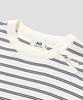 AGOD Side Button Henley Neck Striped Half Knit [Ivory]